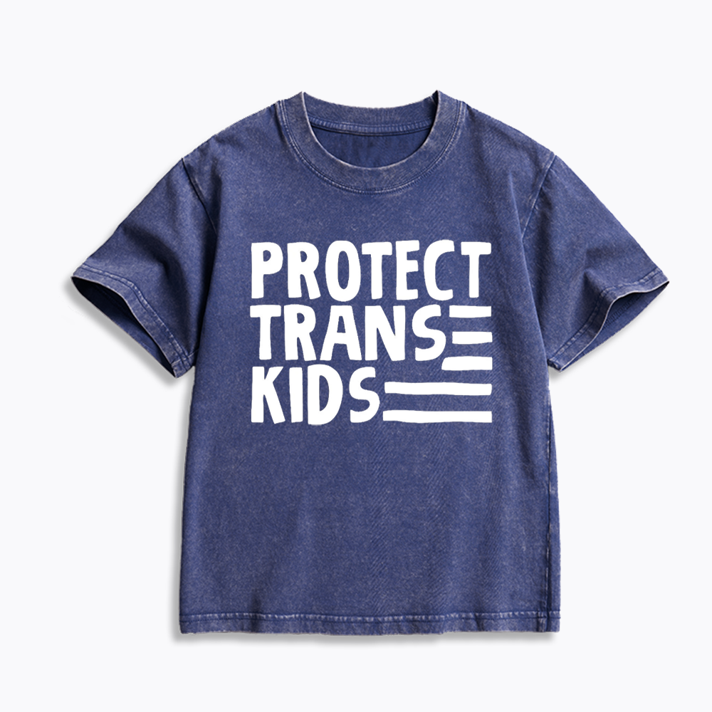 Protect Trans Kids Washed T-Shirts
