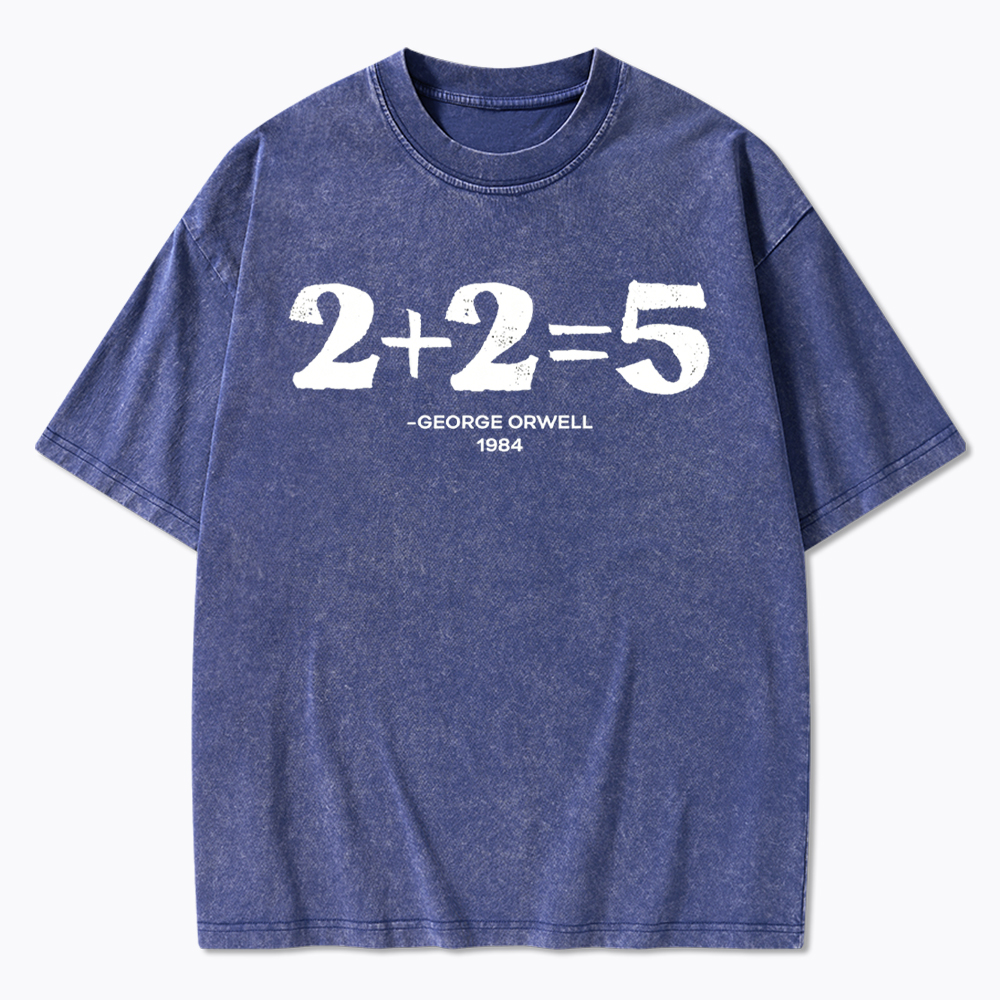 2 + 2 = 5 Washed T-Shirt