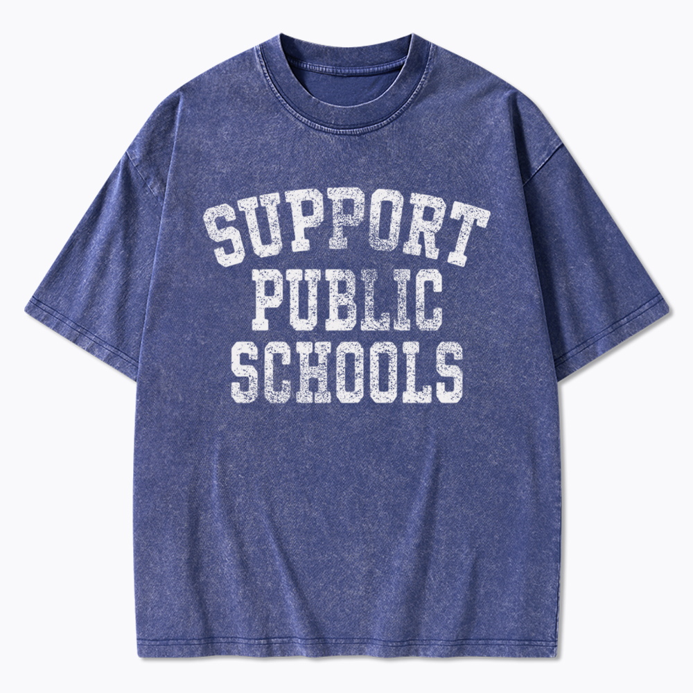 Support Public Schools Washed T-Shirt