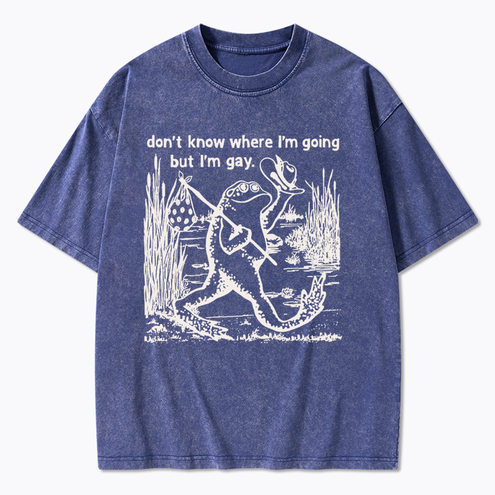 Queer Graphic Washed T-Shirts