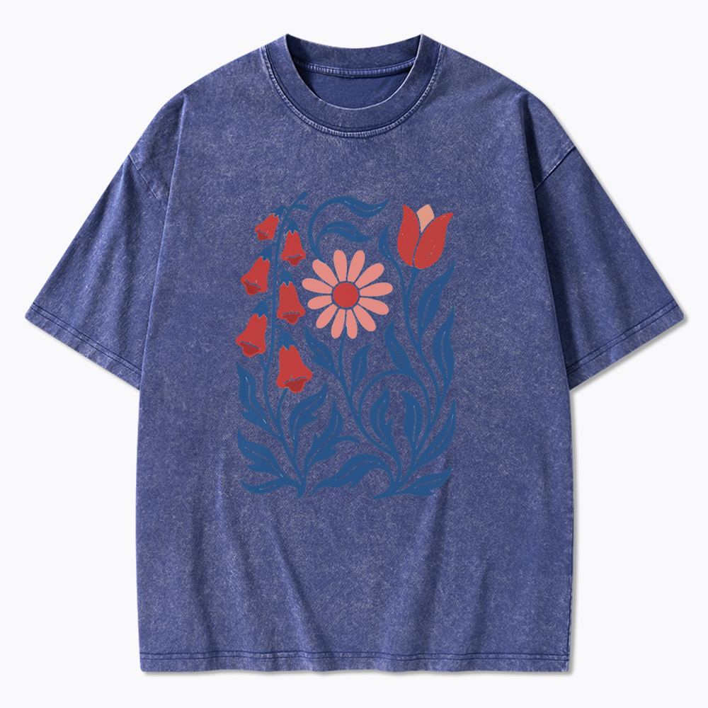 NO WORDS Subtle  Washed T-Shirts