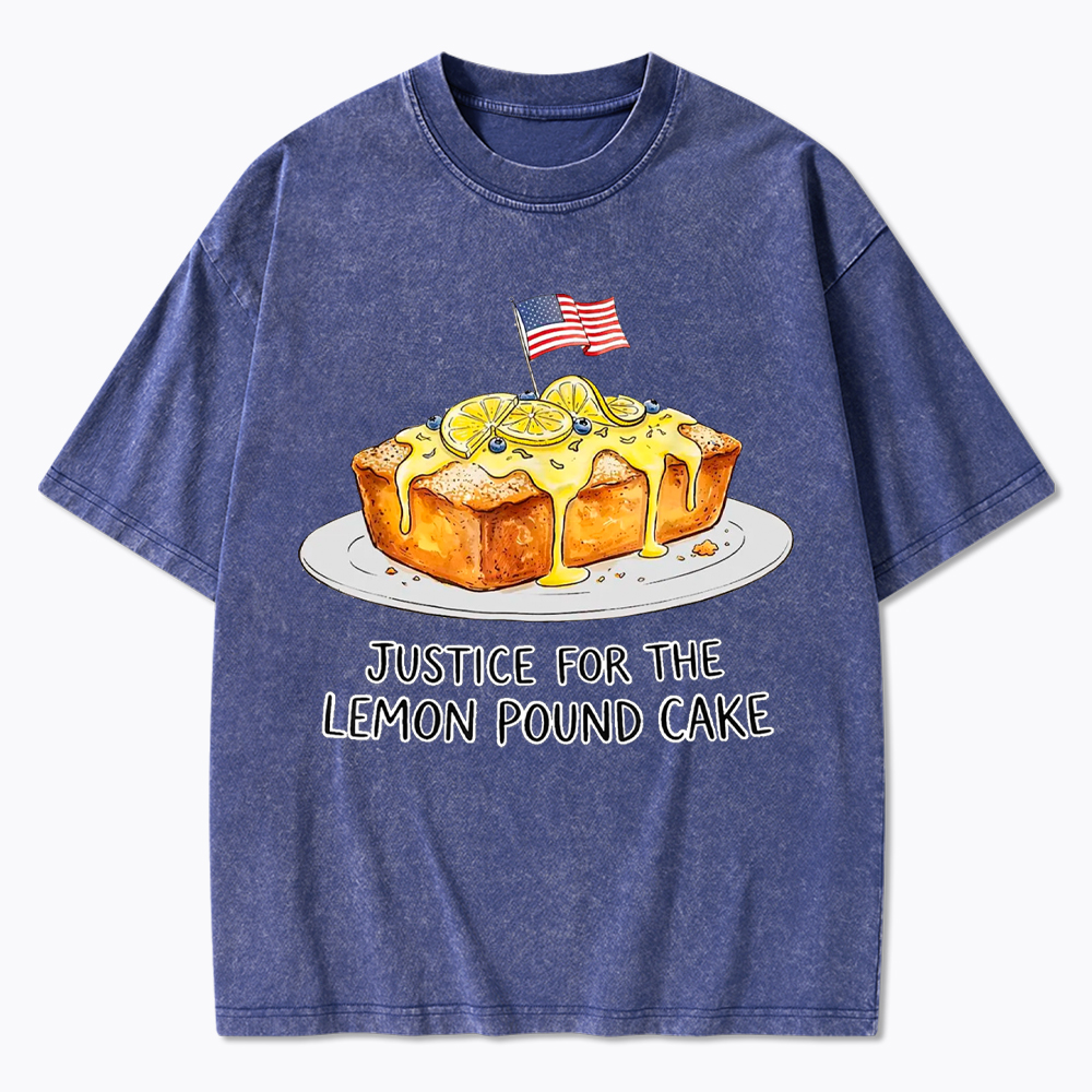 Lemon Pound Cake Washed T-Shirt