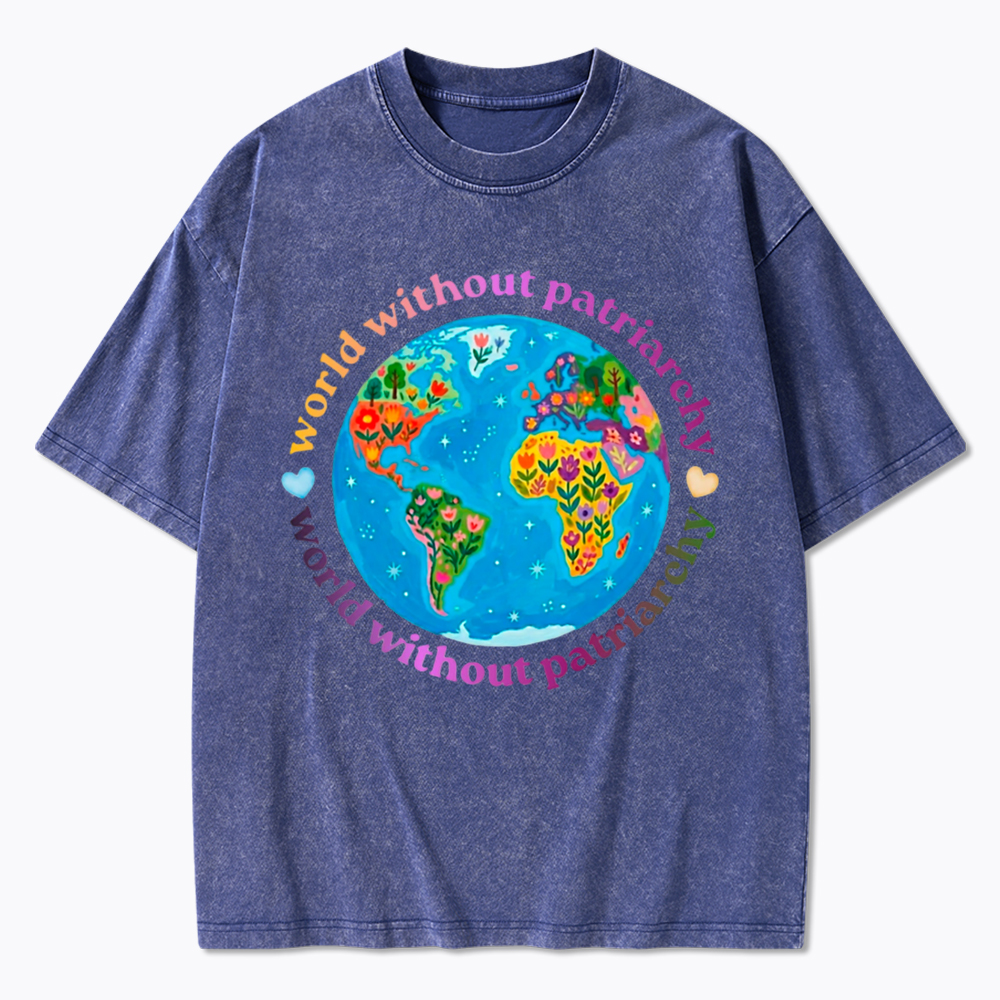World Without Patriarchy Washed T-Shirt