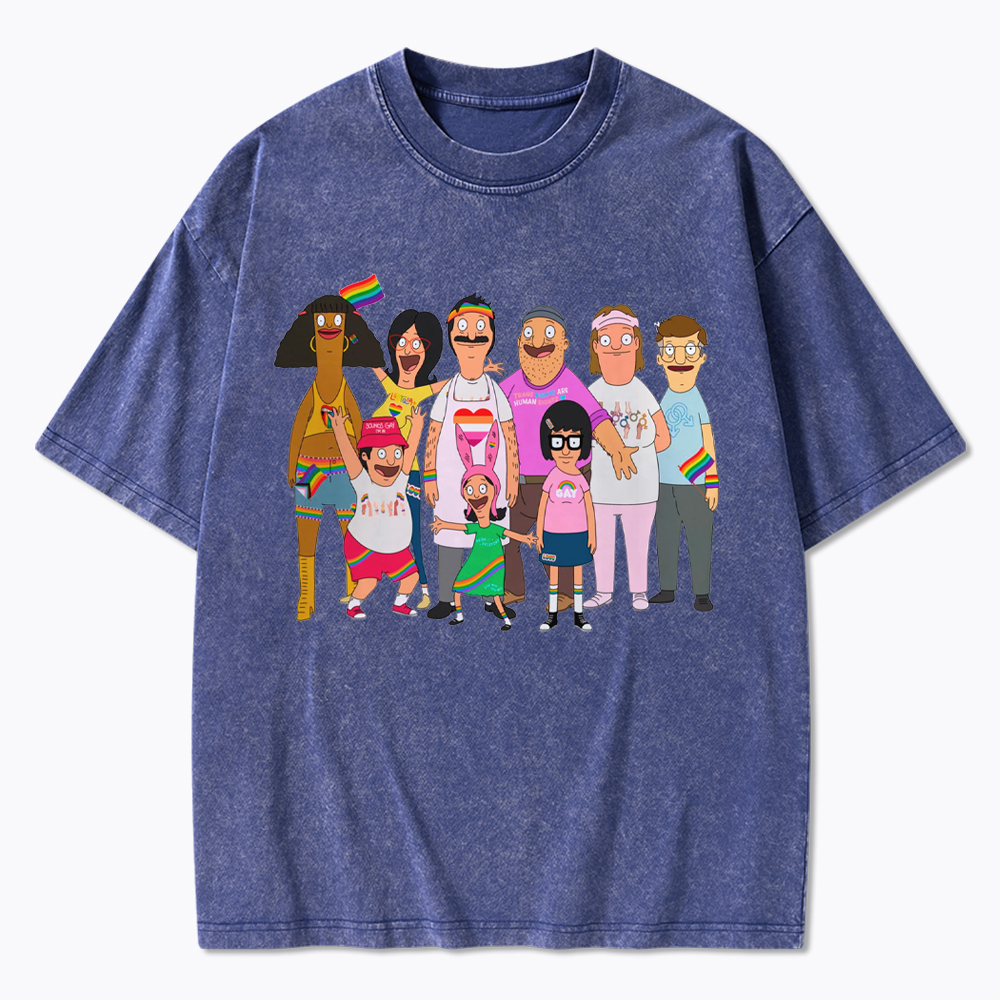 Gay Pride LGBTQIA+ Washed T-Shirt