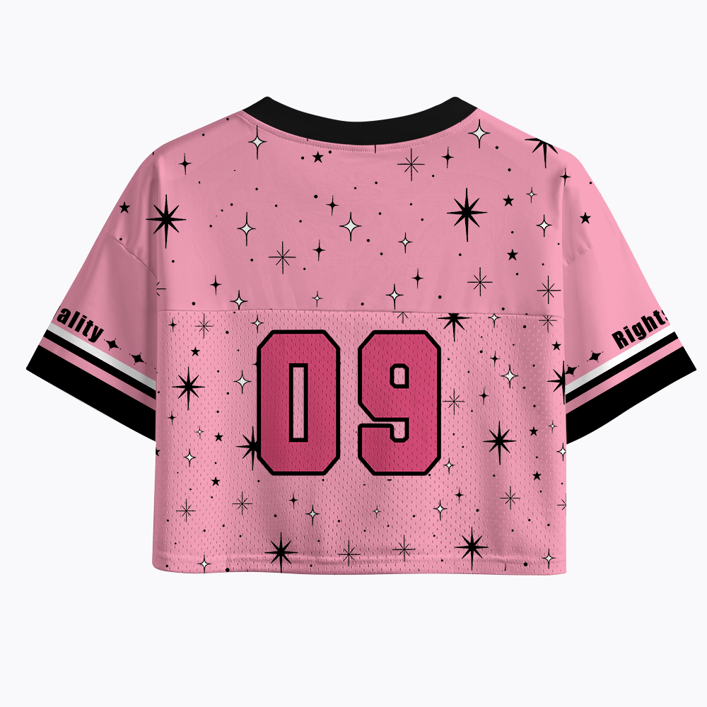 Manifesting The Revolution Crop Sports Jersey