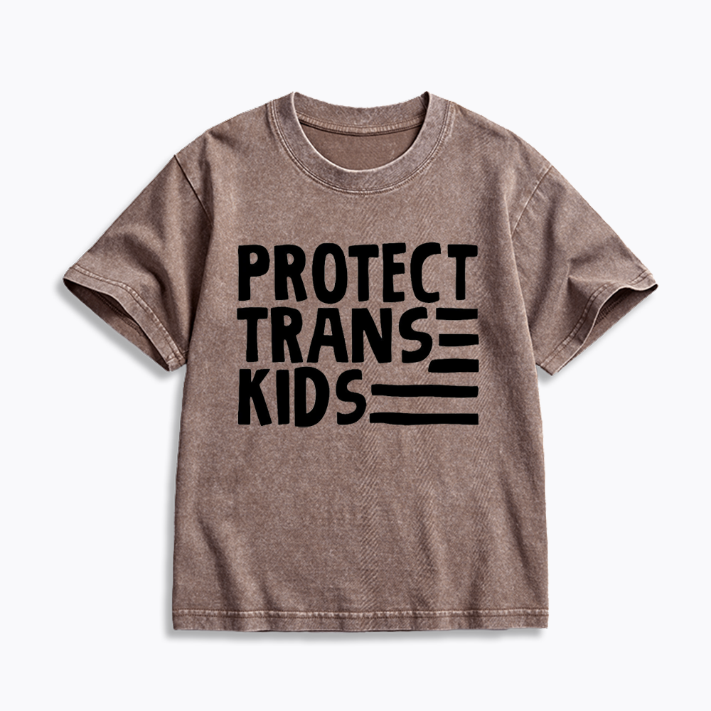 Protect Trans Kids Washed T-Shirts