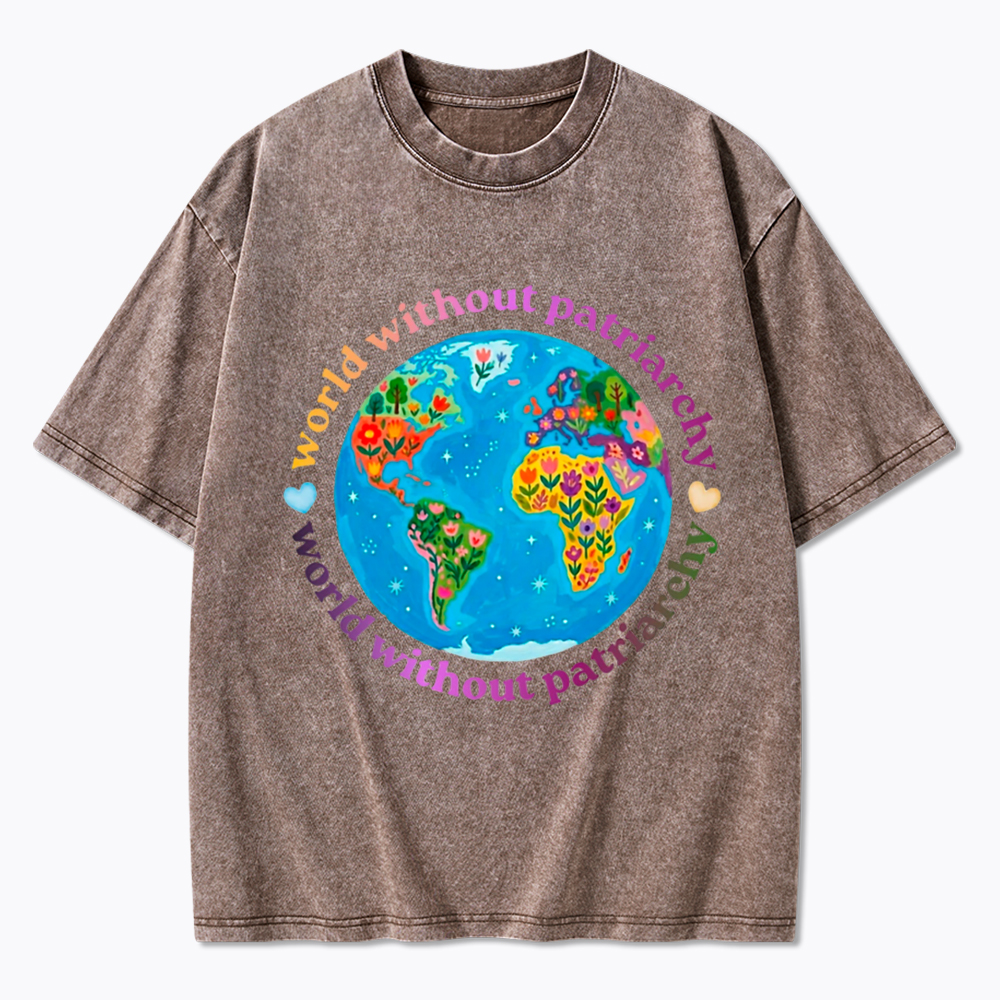 World Without Patriarchy Washed T-Shirt
