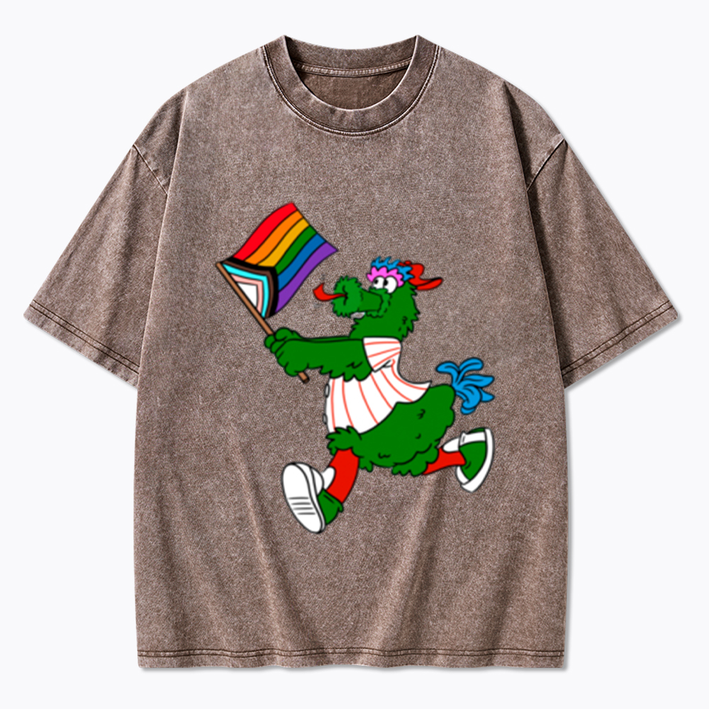 Phanatic with Pride Flag Washed T-Shirt