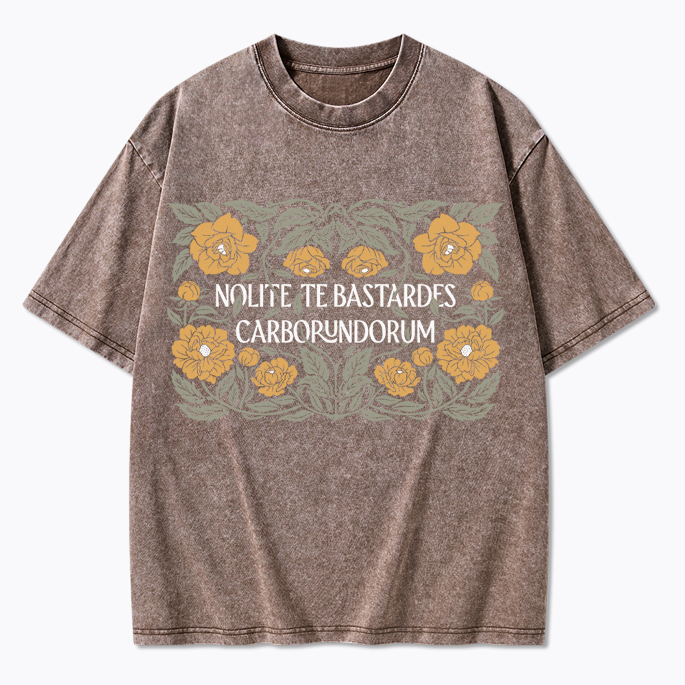 Stay Strong Floral Vintage Washed T-Shirt