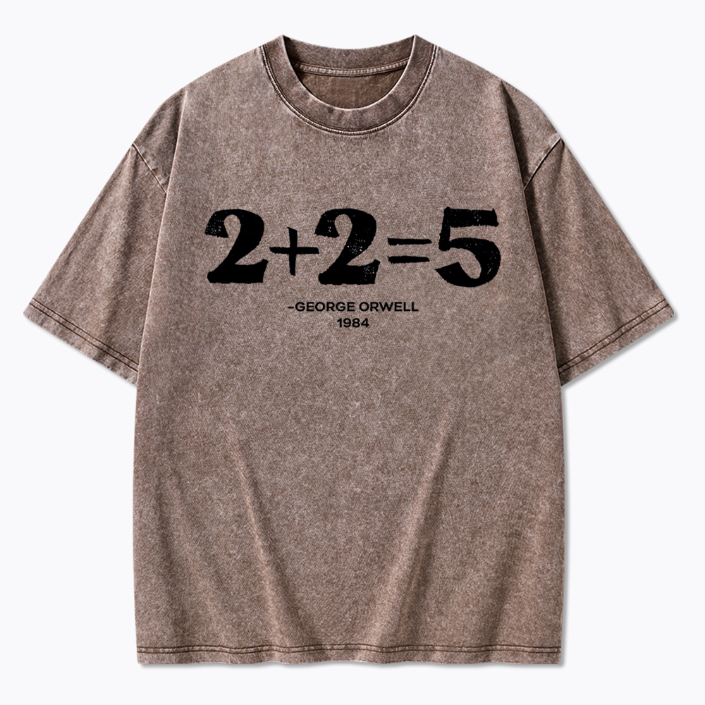 2 + 2 = 5 Washed T-Shirt