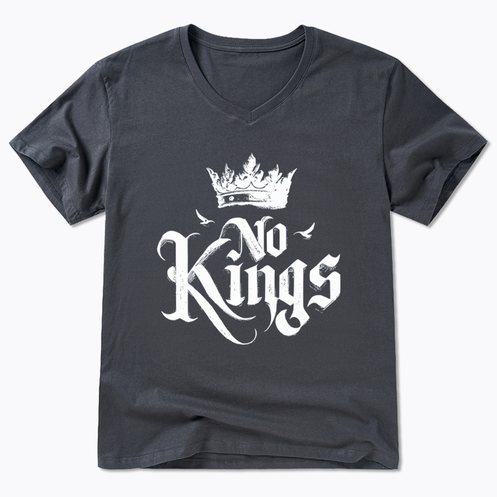 No Kings V-Neck Classic T-Shirt
