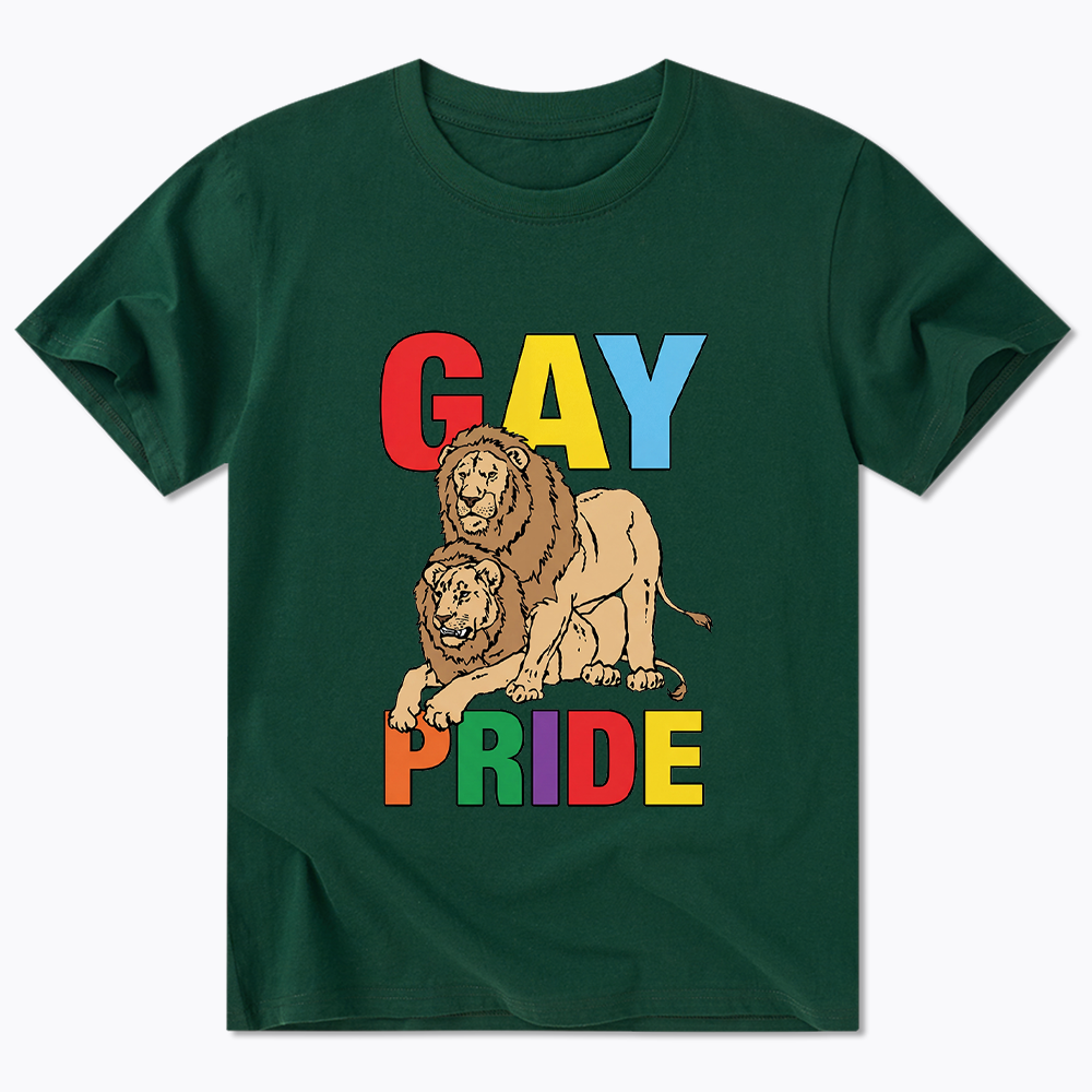 Funny Gay Pride Lion  Classic T-Shirt