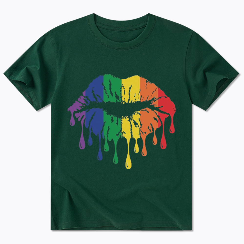 Rainbow Lips Classic T-Shirt