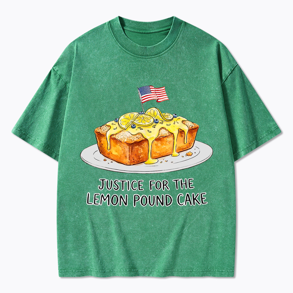 Lemon Pound Cake Washed T-Shirt