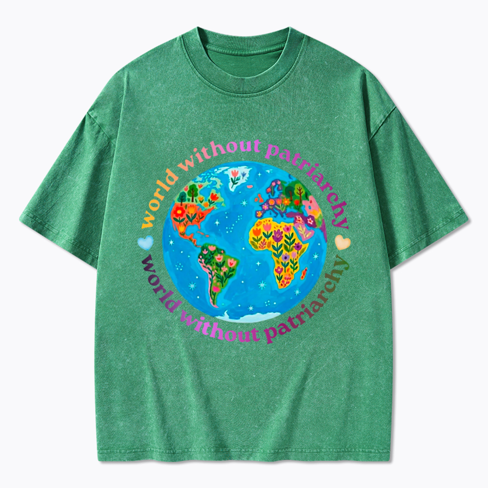 World Without Patriarchy Washed T-Shirt