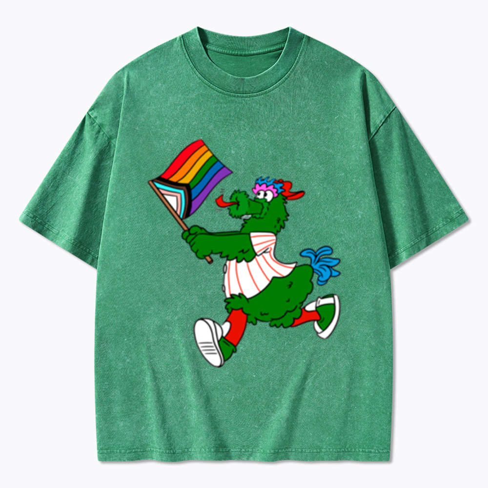 Phanatic with Pride Flag Washed T-Shirt