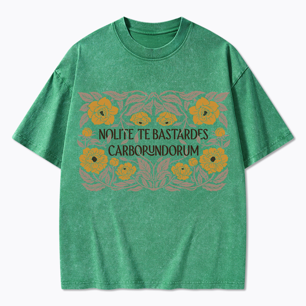 Stay Strong Floral Vintage Washed T-Shirt