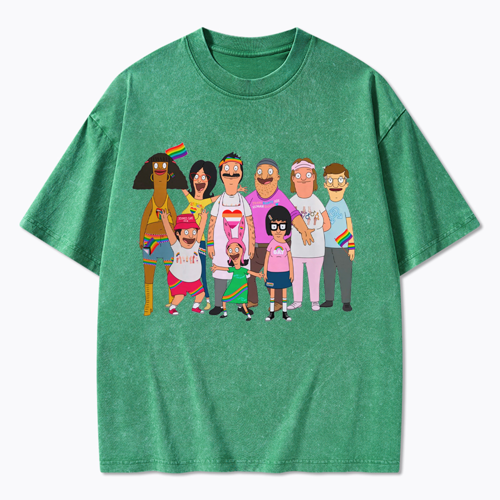 Gay Pride LGBTQIA+ Washed T-Shirt
