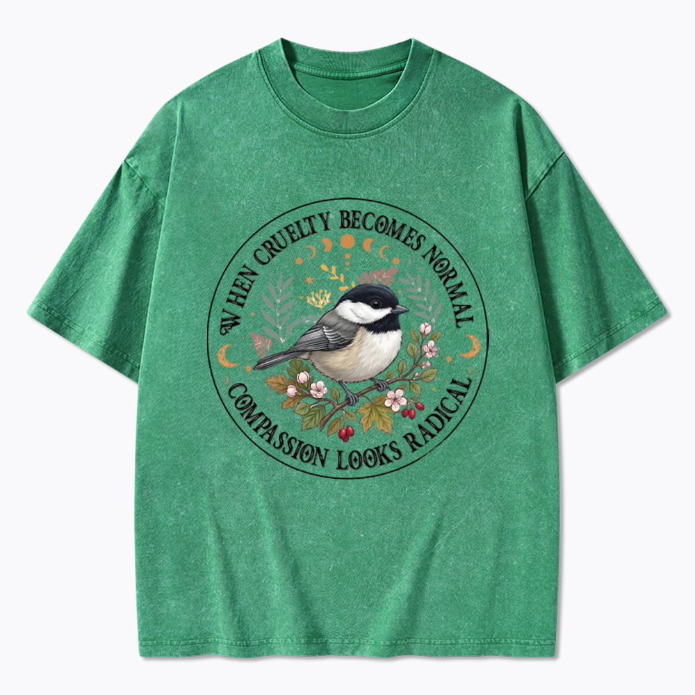 Compassion Looks Radical Washed T-Shirt