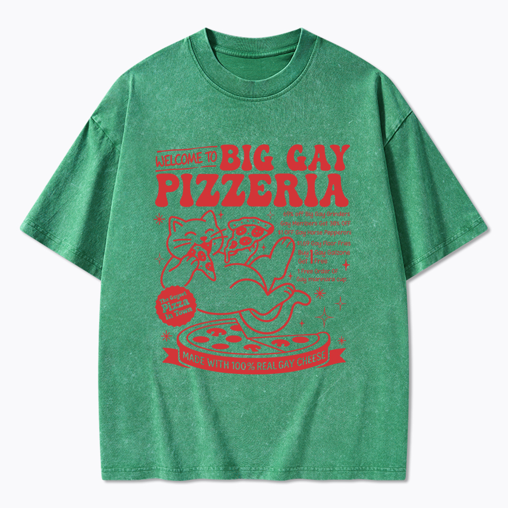 Big Gay Pizzeria Washed T-Shirt