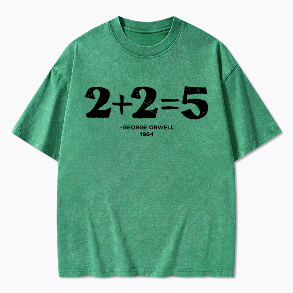 2 + 2 = 5 Washed T-Shirt