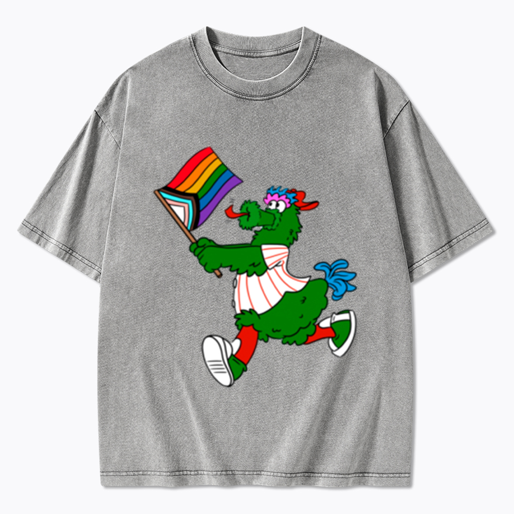 Phanatic with Pride Flag Washed T-Shirt