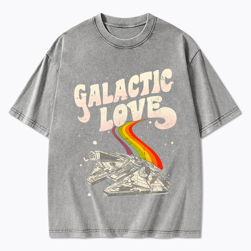 May The 4th Be With You Rainbow Washed T-Shirt
