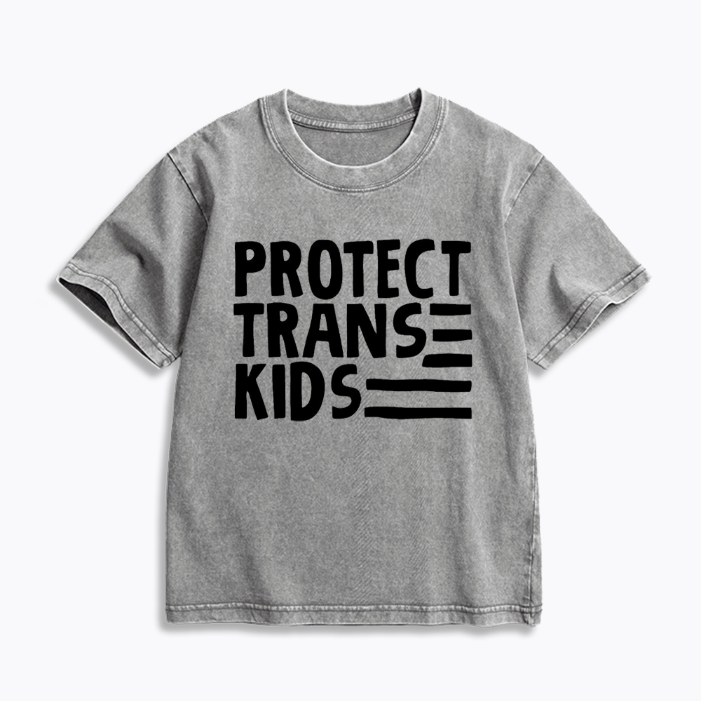 Protect Trans Kids Washed T-Shirts