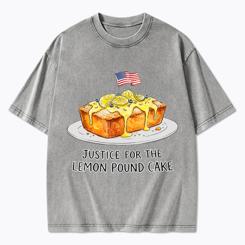 Lemon Pound Cake Washed T-Shirt