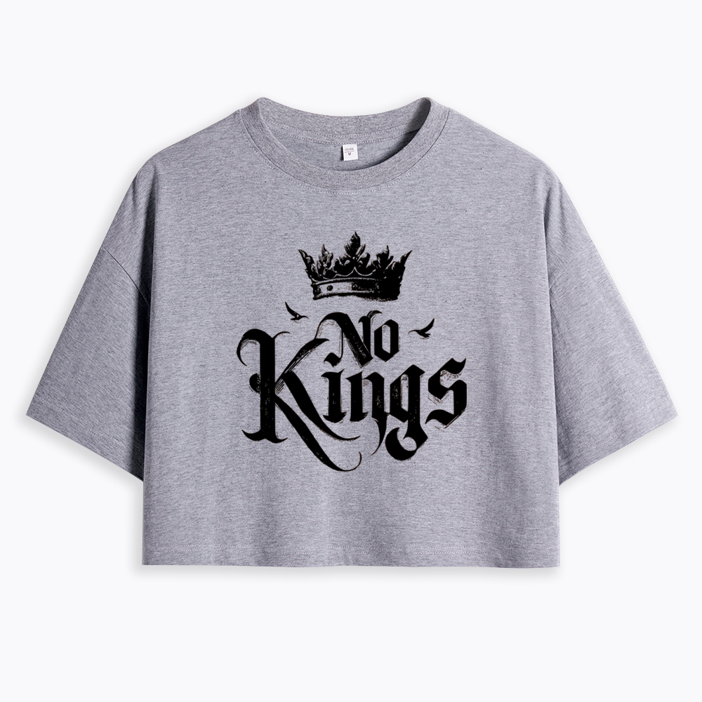 No Kings Cropped T-Shirt