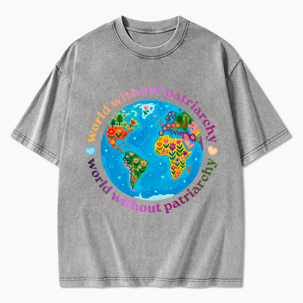 World Without Patriarchy Washed T-Shirt