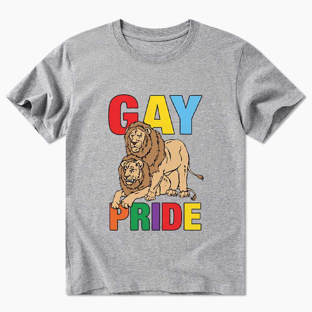 Funny Gay Pride Lion  Classic T-Shirt