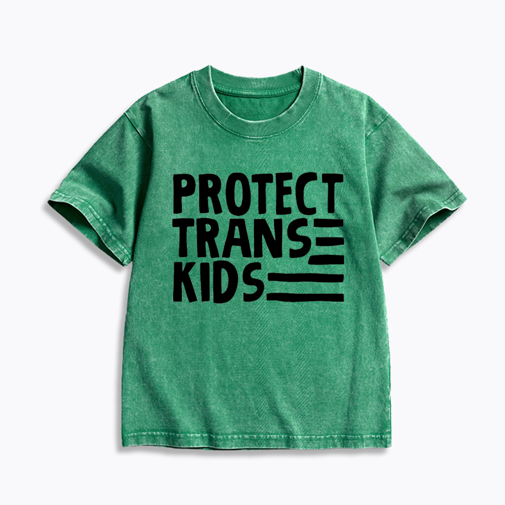 Protect Trans Kids Washed T-Shirts