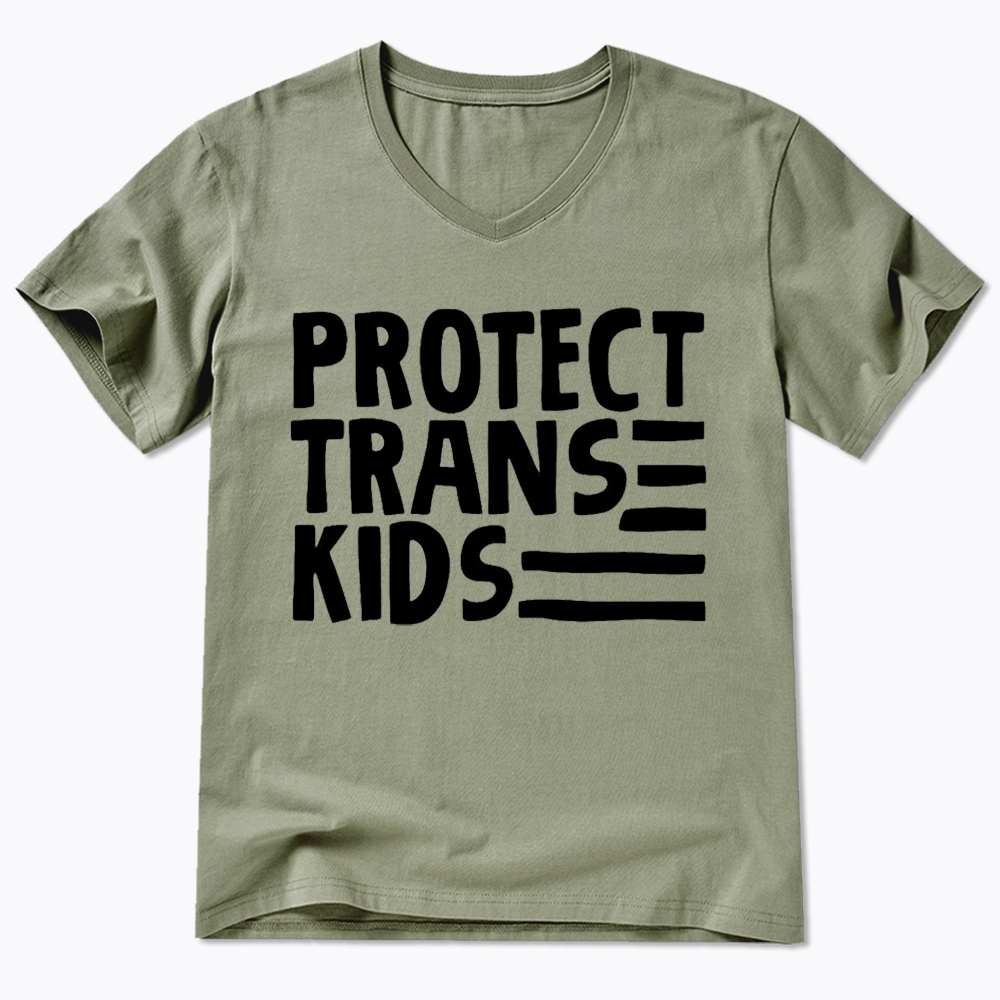 Protect Trans V-Neck Classic T-Shirts