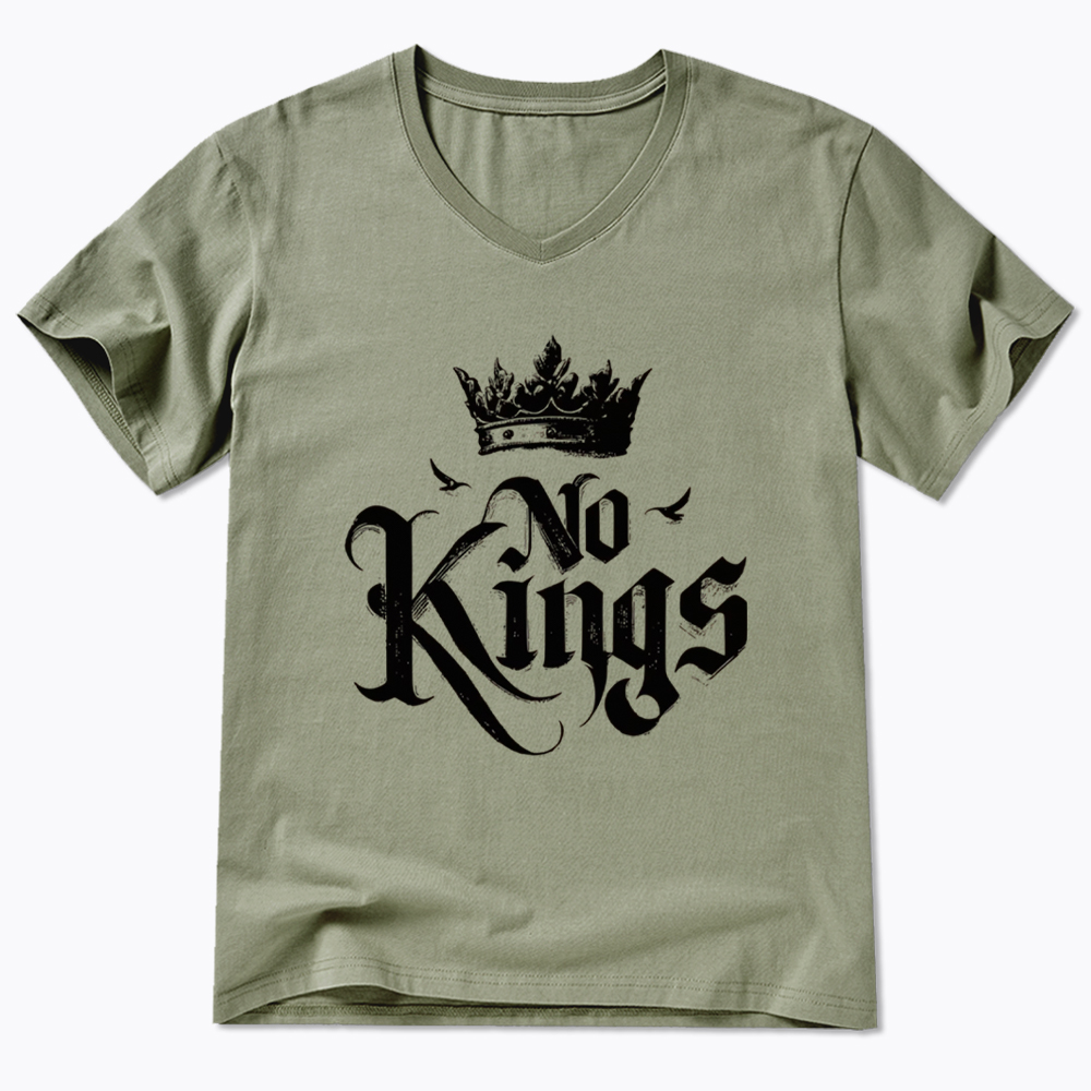No Kings V-Neck Classic T-Shirt