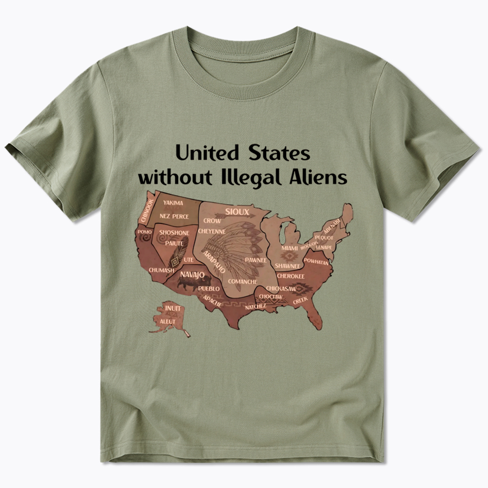 United States Without Illegal Aliens Classic T-Shirt