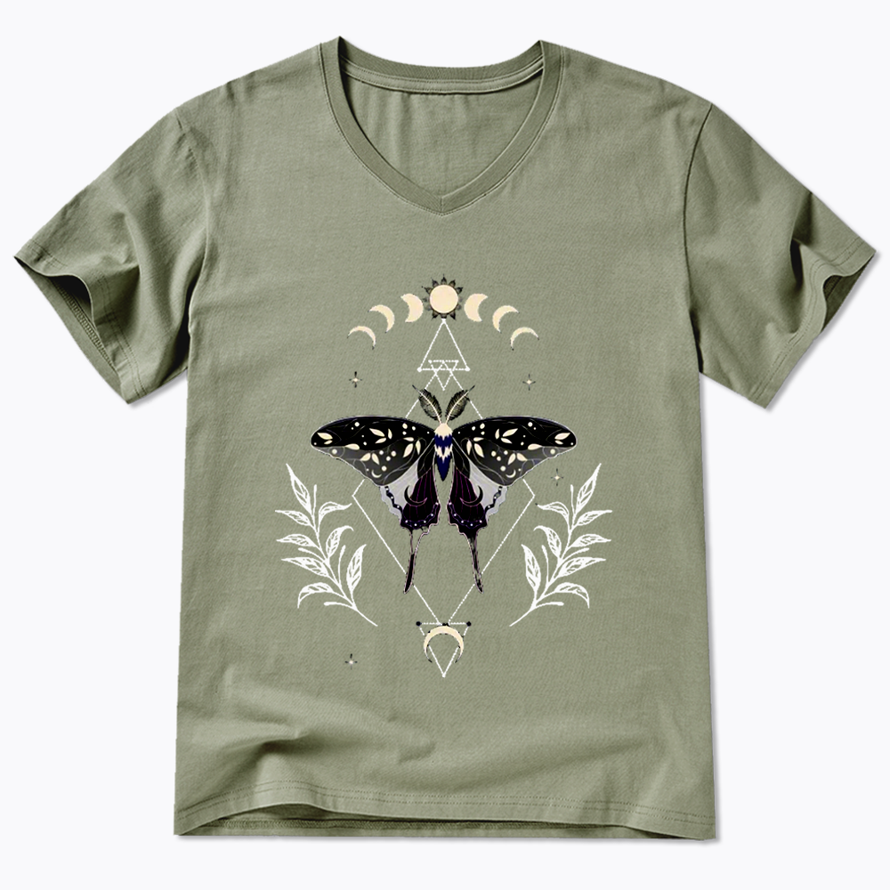 Asexual Pride V-Neck Classic T-Shirts