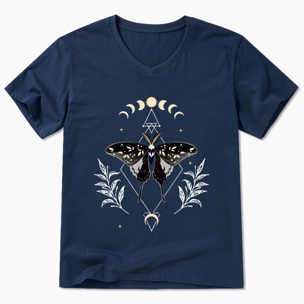 Asexual Pride V-Neck Classic T-Shirts