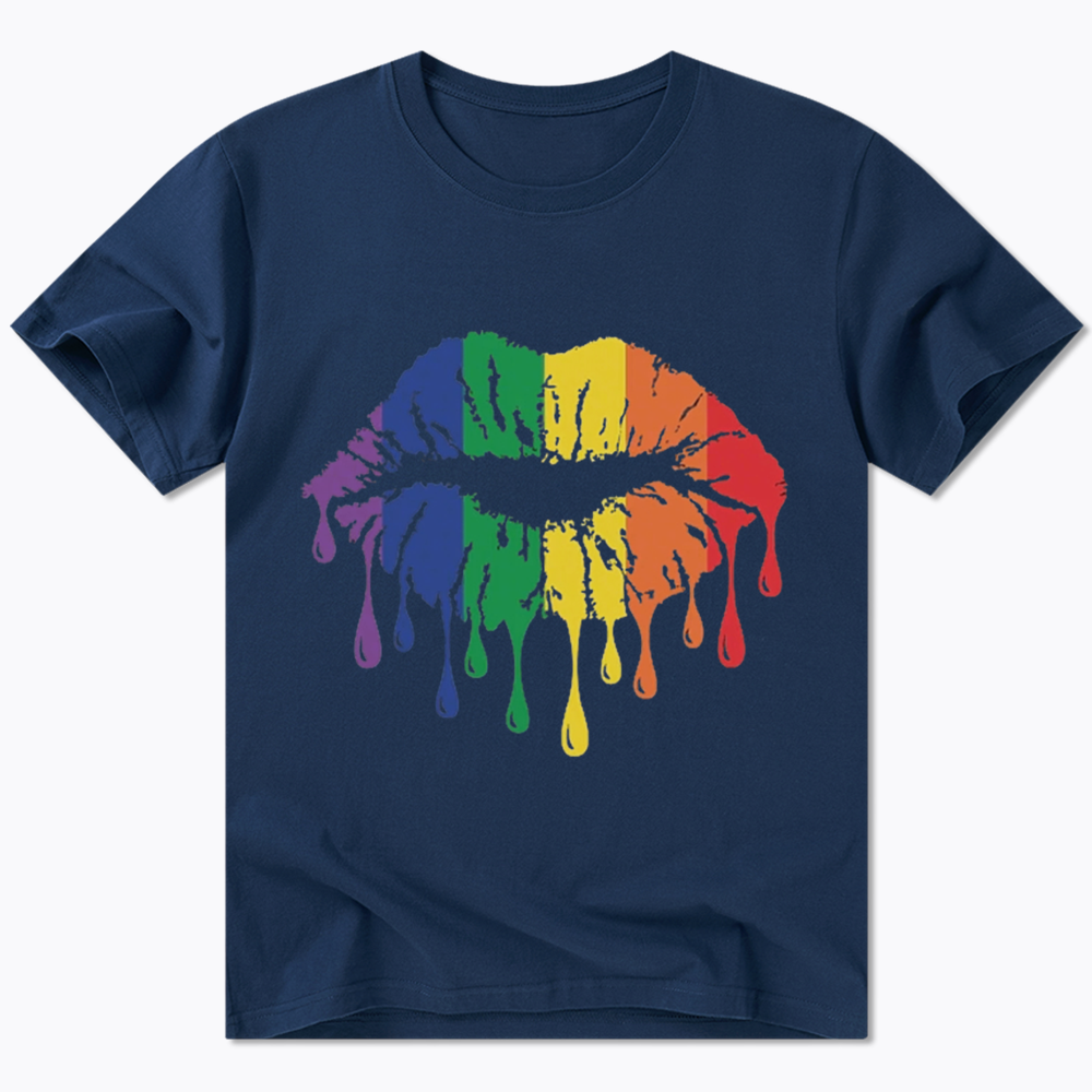 Rainbow Lips Classic T-Shirt