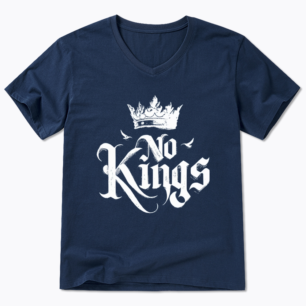 No Kings V-Neck Classic T-Shirt