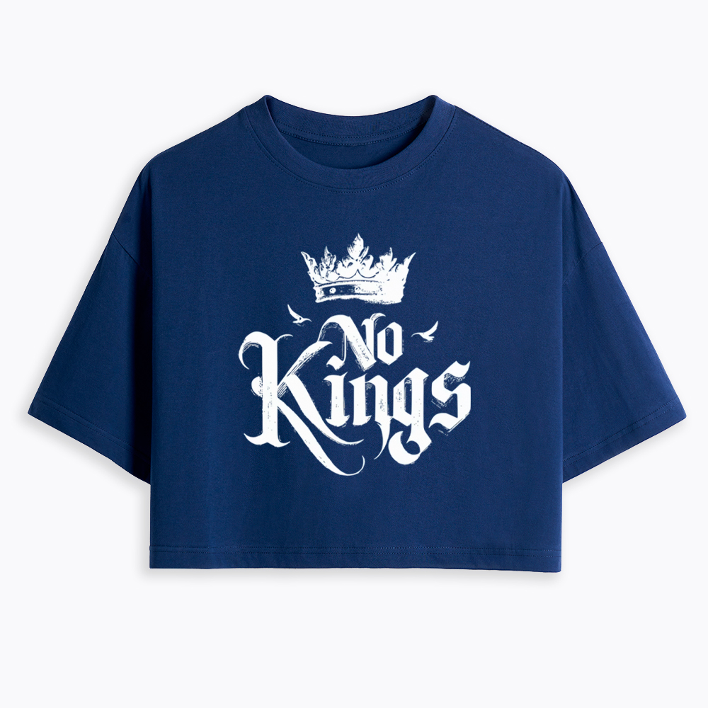 No Kings Cropped T-Shirt