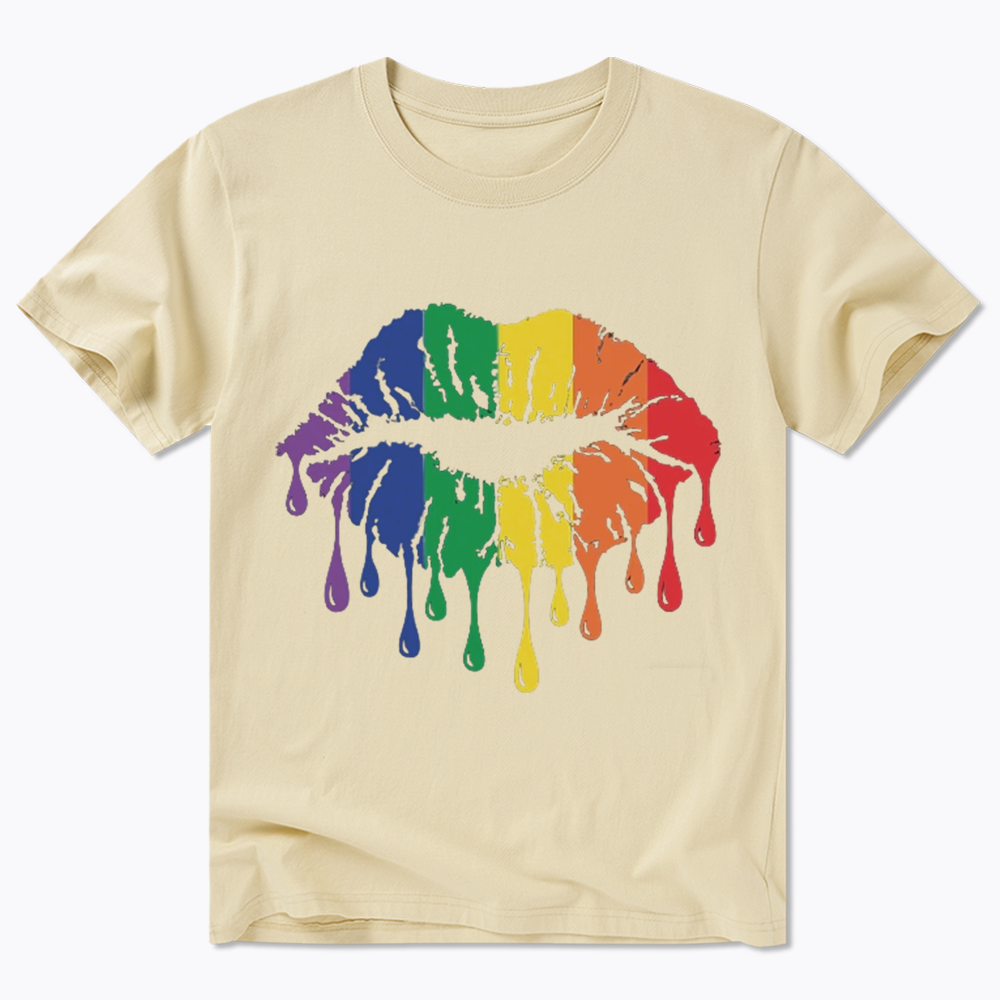 Rainbow Lips Classic T-Shirt