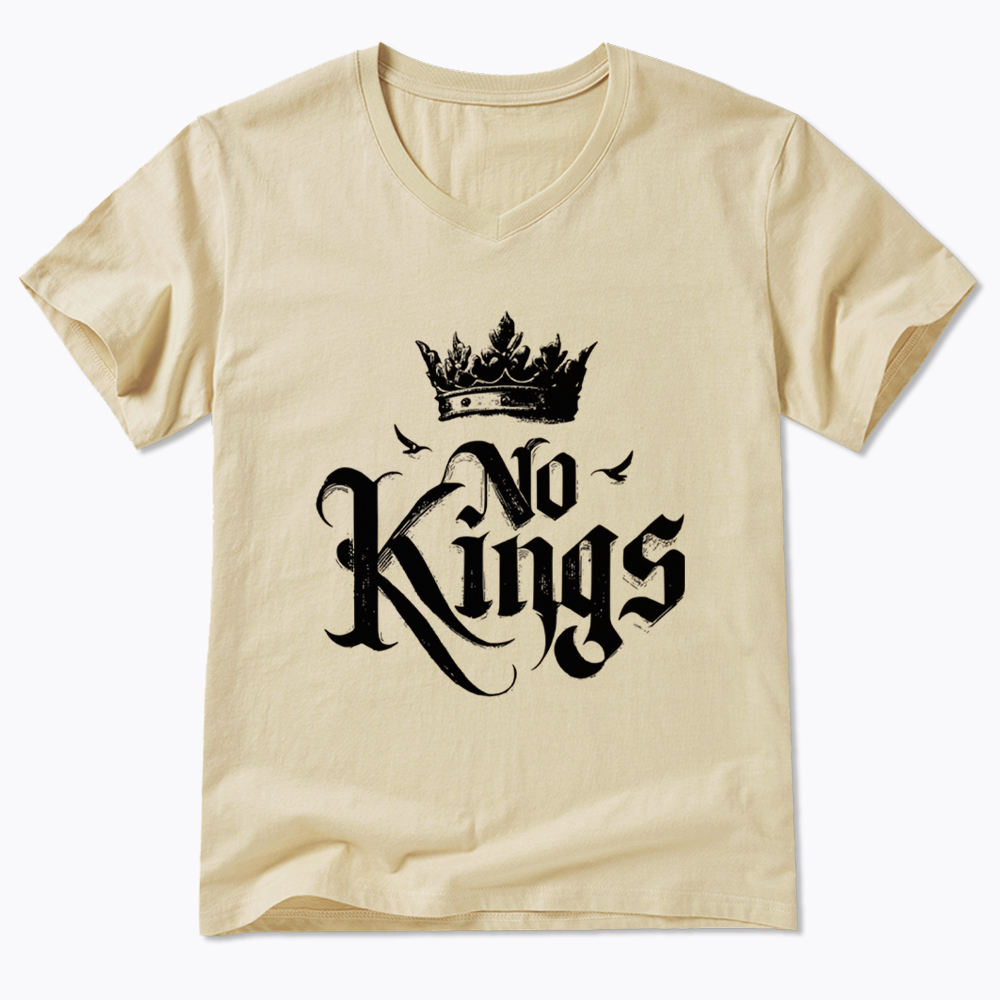 No Kings V-Neck Classic T-Shirt