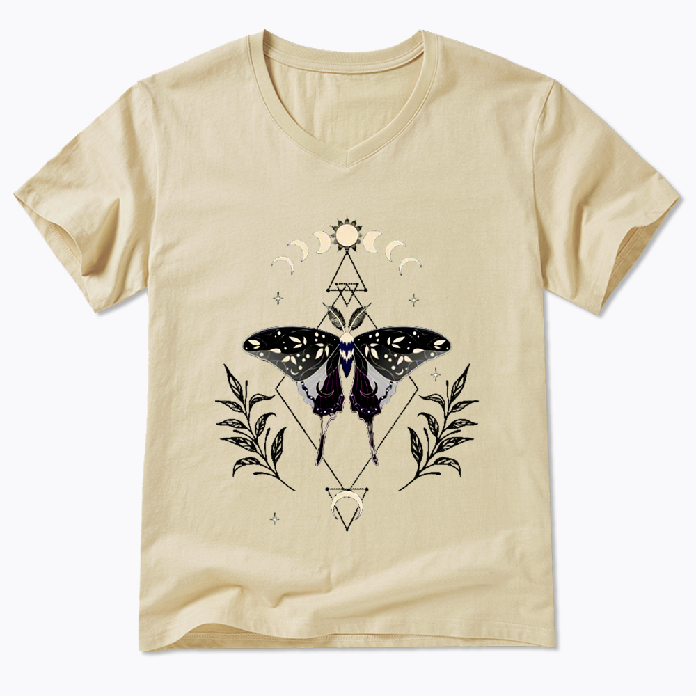 Asexual Pride V-Neck Classic T-Shirts