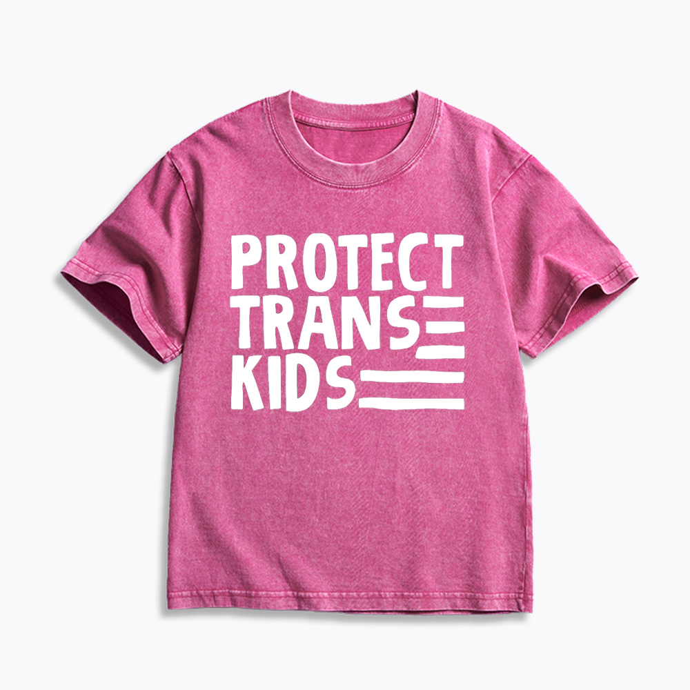 Protect Trans Kids Washed T-Shirts