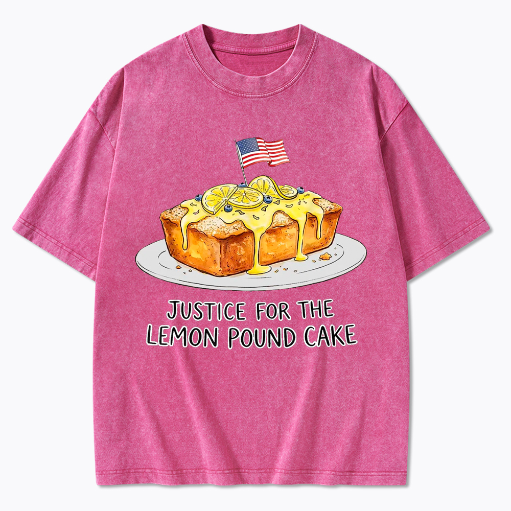 Lemon Pound Cake Washed T-Shirt