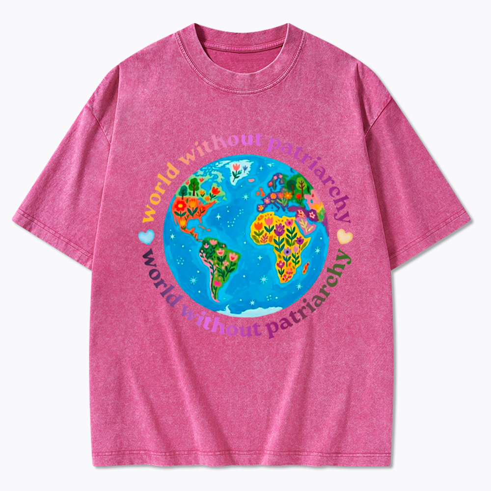 World Without Patriarchy Washed T-Shirt