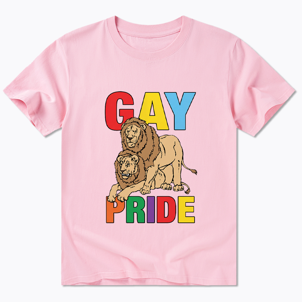 Funny Gay Pride Lion  Classic T-Shirt