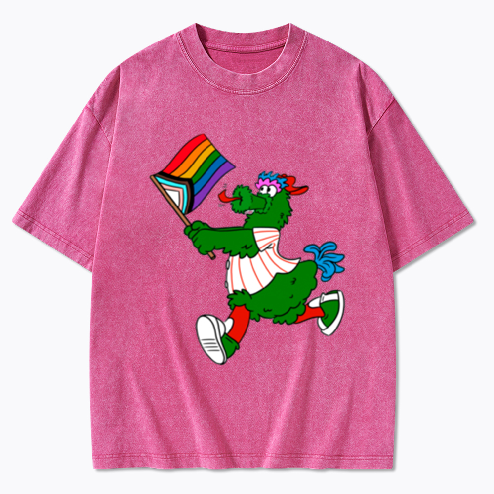 Phanatic with Pride Flag Washed T-Shirt