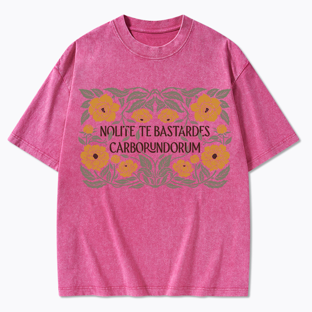 Stay Strong Floral Vintage Washed T-Shirt